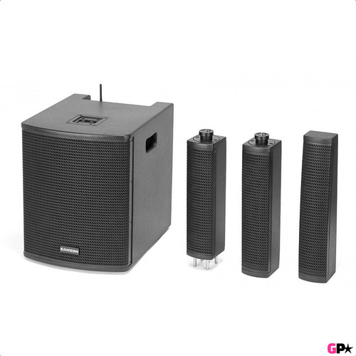 Sistema De Sonido Vivo Dj Mini Array Portatil 700w Rms Dsp