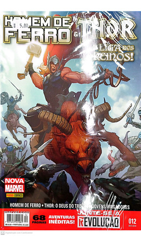 Gibi Homem De Ferro E Thor #12 - No A Liga Dos Reinos! (Usado)