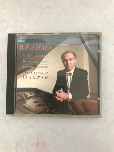 Brahms. Jorge Federico Osorio. Compact. 1988. Cd Dca 616.