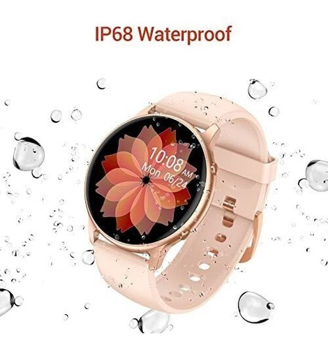 Imagen 2 de 7 de Reloj Inteligente Bluetooth De Mujer Para iPhone Android
