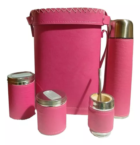 Set Matero Completo  Bolso Termo Mate Acero Inox Bomb Latas