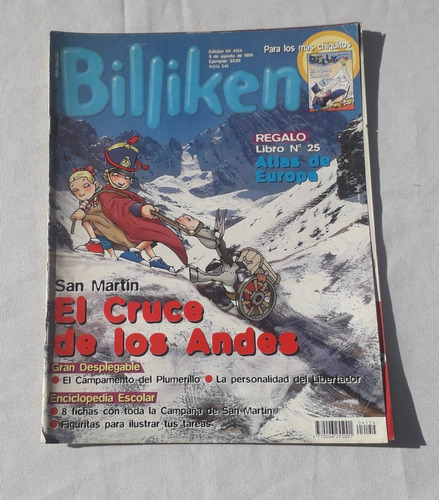 Revista Antigua Infantil * Billiken * N° 4154 Lam San Martin