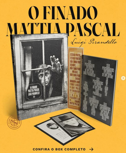 O Finado Mattia Pascal - Frete Grátis - Clube De Literatura Clássica