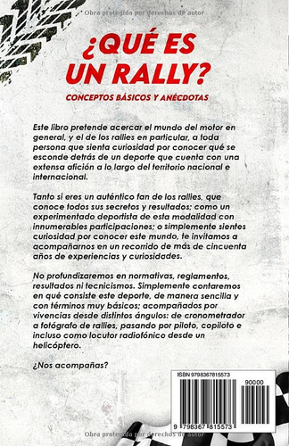 Que Es Un Rally?: Conceptos Basicos Y Anecdotas (spanish Edi