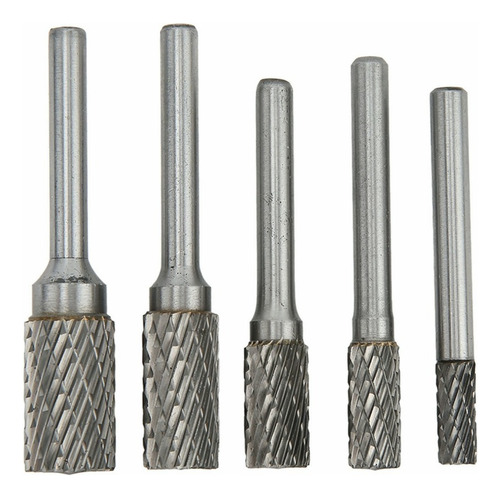 . Juego De Limas Rotativas Rebabas Doble Corte Con Vastago