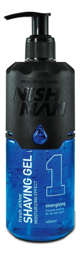 Gel De Afeitar Nishman Energizing Blue Nº 1 400ml