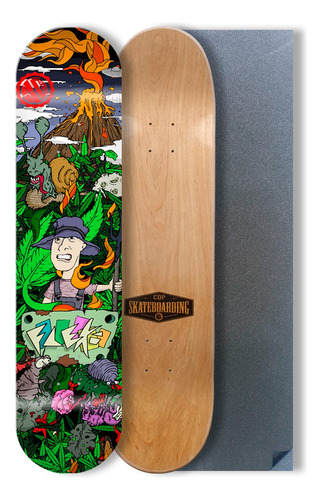 Tabla Skate Pro Cdp Skateboards Full Guatambù Fleky + Lija