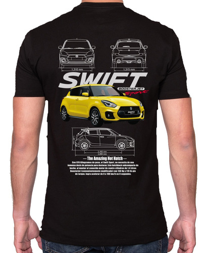 Playera Swift Sport Suzuki Sss Carreras Hombre