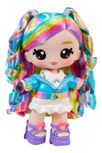 Yummiland Skyler Rainbow Belt Muñeca Grande / B