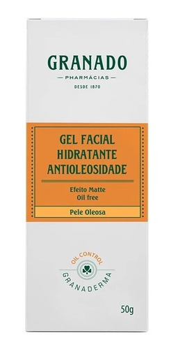Imagem 3 de 3 de Granaderma Gel Facial Hidratante Antioleosidade Granado 50g