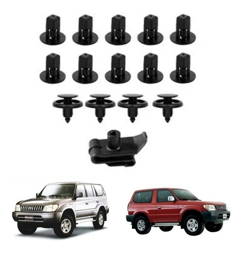 Kit De Clips Grapas De Guardapolvo Toyota Prado Meru