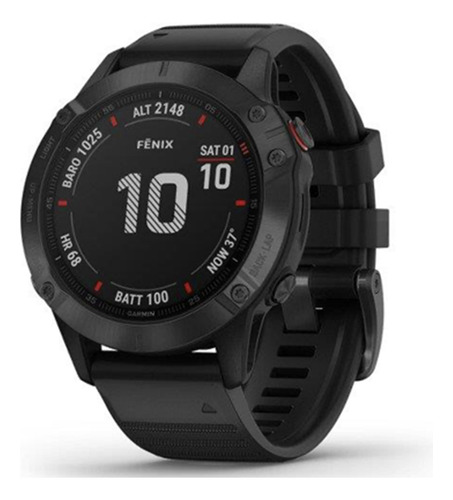 Garmin Fenix 6 Pro 47mm Spotify Mapas Negro (Usado)