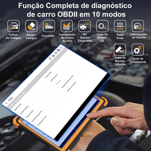 Scanner Automotivo Nexpeak K1 Obd2 Immo Abs Dpf Airbag Chave