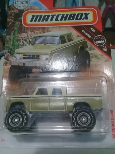 Matchbox '68 Dodge D-200 Verde 