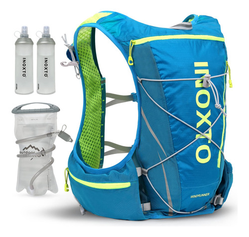 Mochila Chaleco Hidratacion Inoxto Ligero Para Correr Agua L