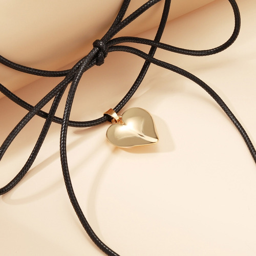 Collar De Cadena Ajustable Con Forma De Lazo Anudado (s), Co