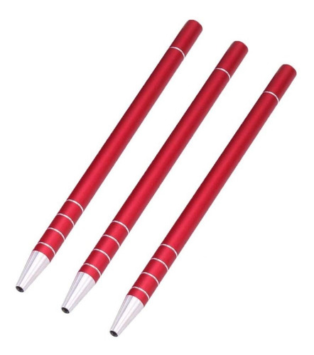 Razor Pen Con Punta Lápiz Dibujos Para Pelo Peluquería - Roj