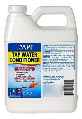 Tap Water Conditioner 946ml Anticloro Agua Acuario Pecera