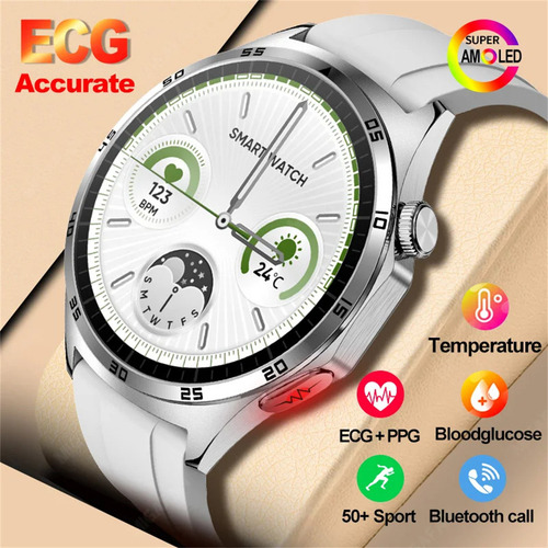 Reloj Deportivo Moderno Bluetooth Call Ecg+ppg Con Frecuenci