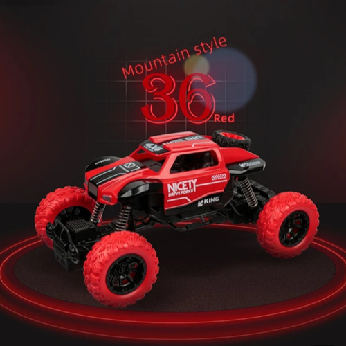 Coche Rc 4x4 Rock 1:18 Todo Terreno Batería Recargable