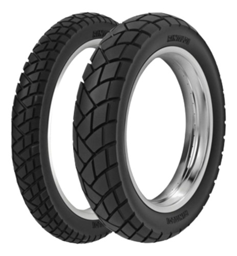 Par Pneu Original Rinaldi 130/80-17 R34 (t) E 90/90-21 (d)