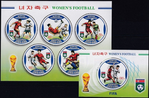 Fútbol Femenino - Corea - Hojita + Block Mint