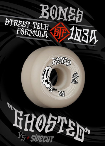 Ruedas Skate Bones Pro 55m Spirit V5 Ghosted Stf | Laminates