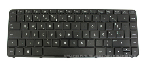 Teclado Notebook Hp 14-r050br 14-r051br 14-r052br C Frame Br