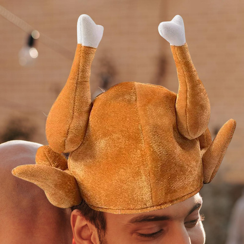 2 Sombrero De Pavo Asado Divertido Pollo Cocido Para