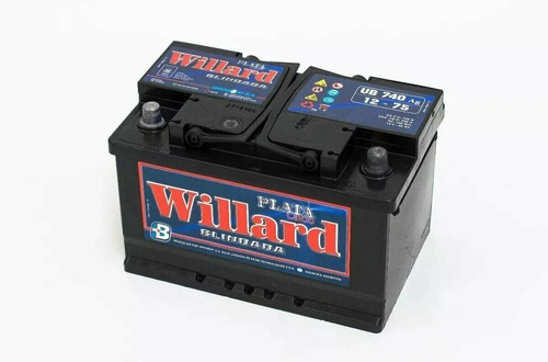 Imagen 1 de 2 de Bateria Willard 70 Amperes 12v Calcio Plata Blindada
