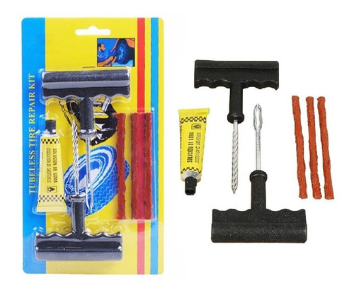 Kit Para Reparación De Neumáticos Sin Cámara