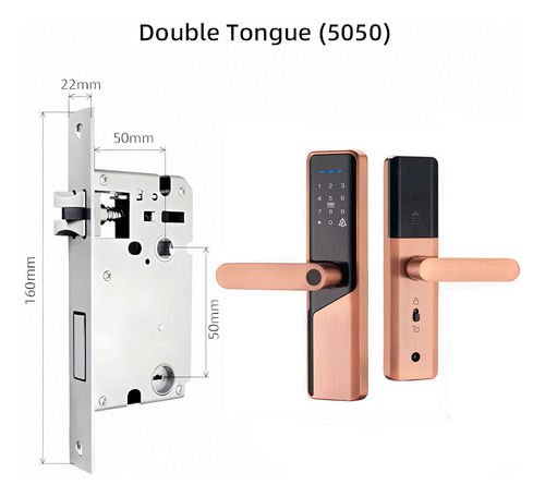 Cerradura Smart Inteligente Chapa Biometrica Digit. Wifi X12