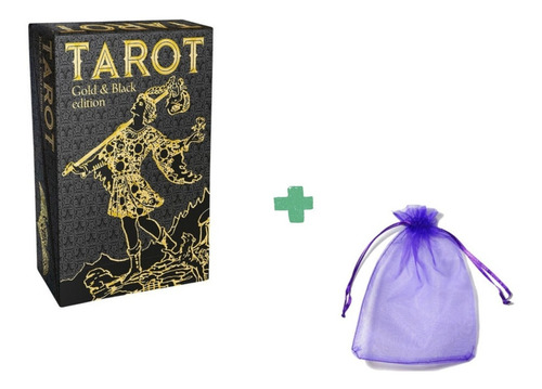 Tarot Gold & Black Edition - Lo Scarabeo - Cartas + Libro