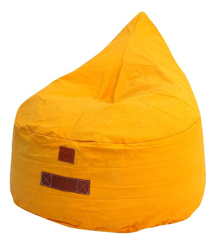 Puff Fiaca Almohadon Para Niños Forma Gota Mostaza
