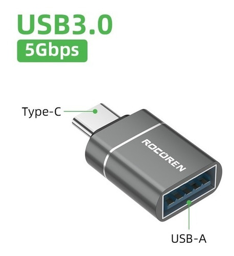 Convertidor Usb Tipo C Macho A Usb 3,0 Hembra,