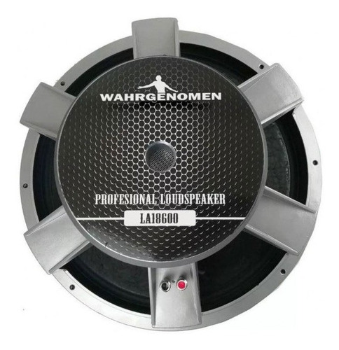 Bocina 18 Pulgadas Alta Potencia Woofer Bajos Subwoofer Color Negro