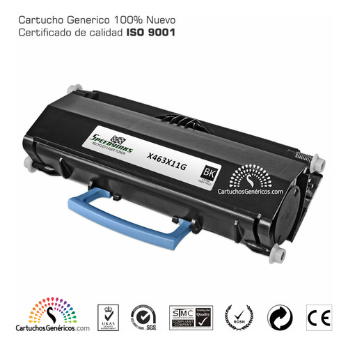 Toner Generico Para Lexmark X464de X463 X466 X463x11g 15k