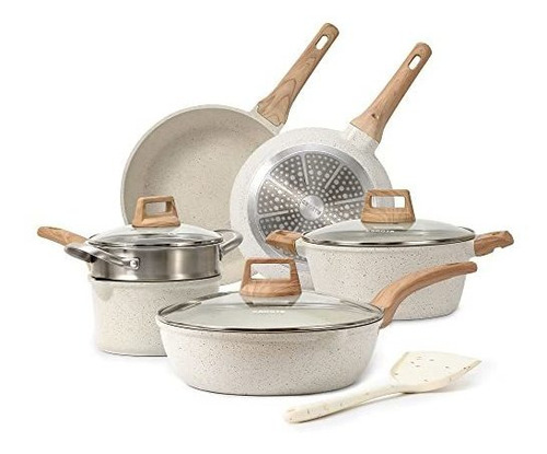 Carote Juego De Utensilios De Cocina, 11 Pcs Pot Y 83q3 J