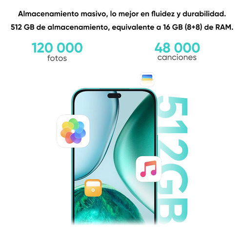 Honor X8C 4g Sí 256 GB 8 GB 5000mah 6.7'' 120hz Verde