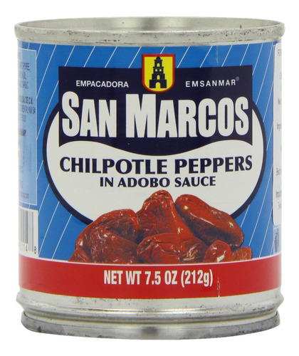 Chilpotle Peppers En Salsa De Adobo, Latas De 7,5 Oz, (pack 