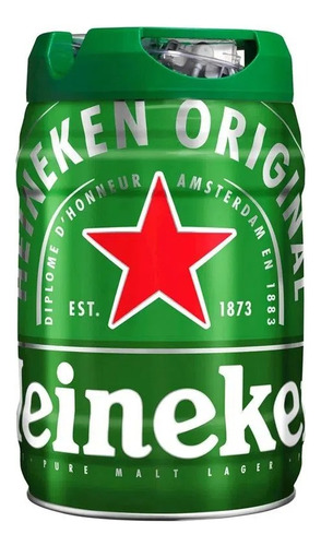 Barril Heineken De Chopp 5 Litros Original Pronta