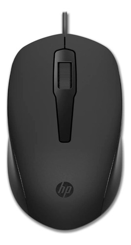Mouse Com Fio Preto Hp 150- 240j6aa