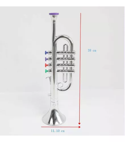 Trompeta Juguete Instrumento Musical De Viento Para Niños