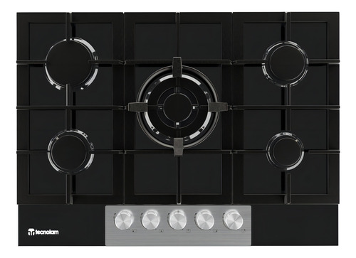 Parrilla Gas Tecnolam Vetro705 Vitroceramica Encendido Elect Color Inox