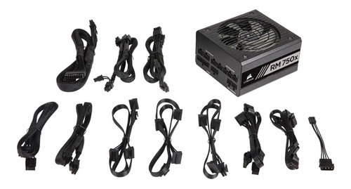 Imagen 6 de 8 de Fuente Pc Corsair Rm750x 750w Full Modular 80+ Gold