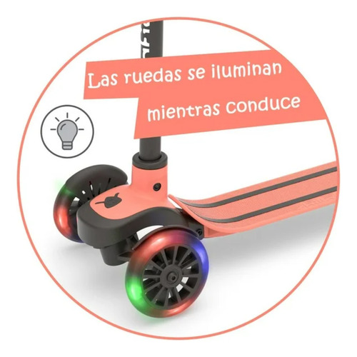 Scooter Infantil Chillafish Con Luces Verde
