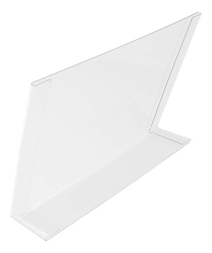 Display Porta Folha Acrílico A5 L Horizontal Balcão Mesa
