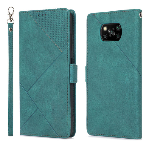 Funda Tipo Cartera Zy71 Para Xiaomi Poco X3 Nfc/x3 Pro