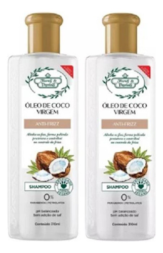 Kit Shampoo E Cond Anti Frizz/quebra Flores E Vegetais 310ml