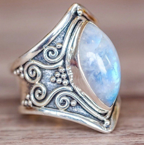 Imagen 2 de 5 de Anillo Compromiso Regalo Unisex Mujer Hombre Gótico Punk